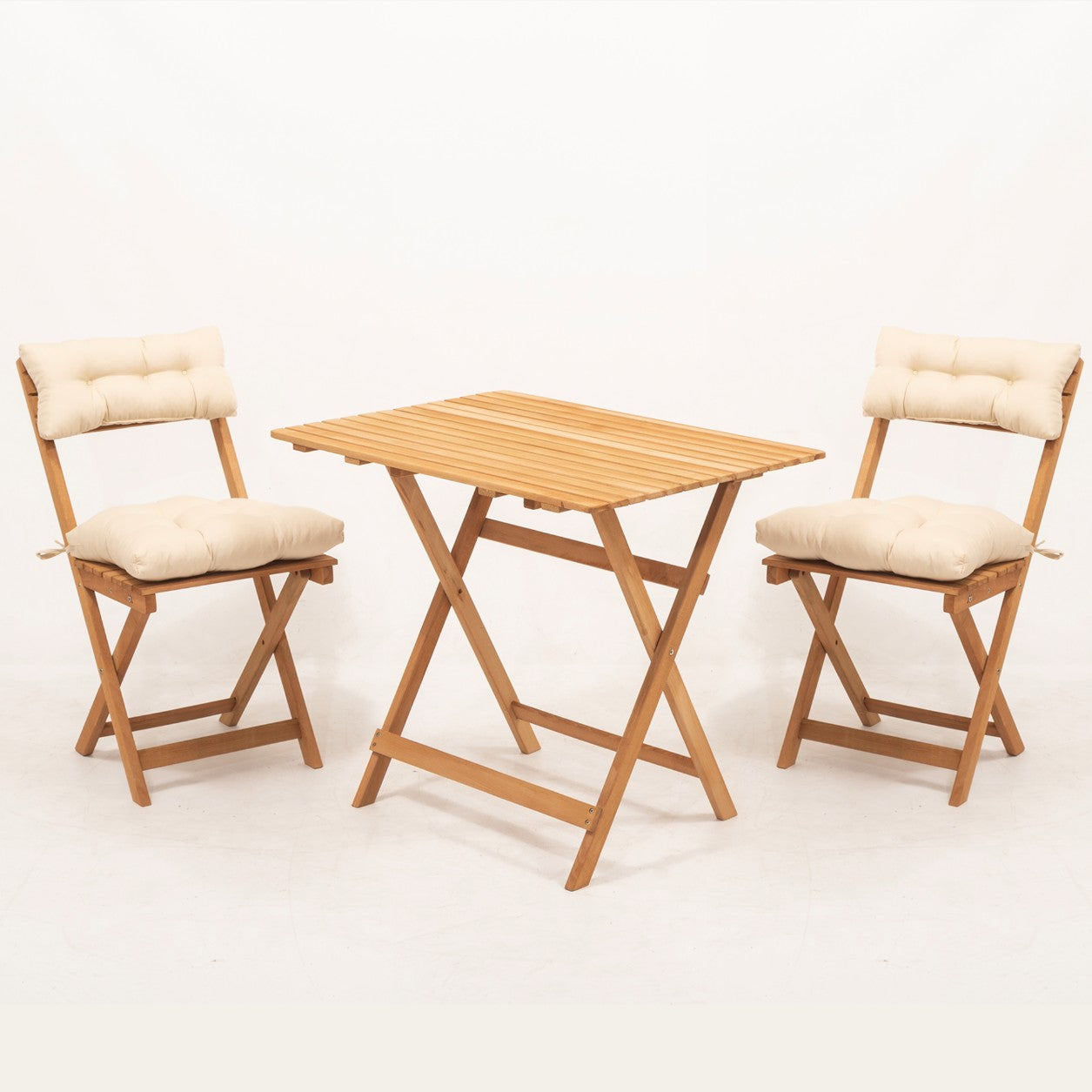 Minderli 2+1 Bistro Masa-Sandalye Takımı 60x80
